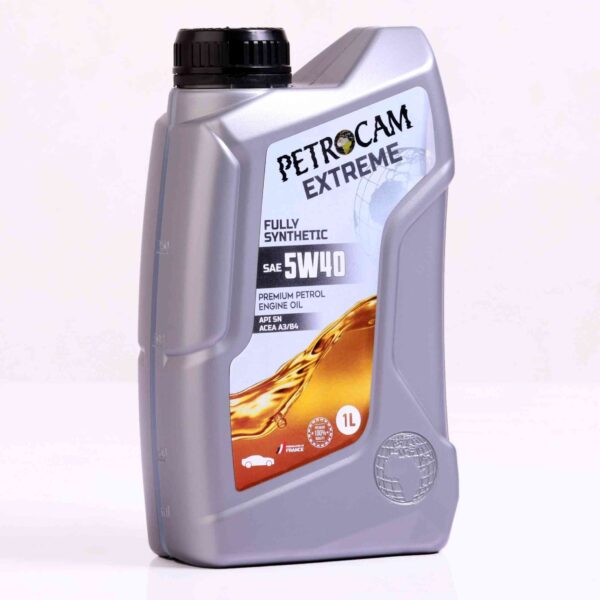 SAE 5w40 Engine Oil 1 liter side view